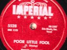 78-ROCK-RICKY NELSON-POOR LITTLE FOOL/DON'T LEAVE ME THIS WAY on IMPERIAL-