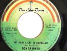 NORTHERN 45-DON GARDNER-MY BABY LIKES TO BOOGALOO on TRU-GLO-TOWN