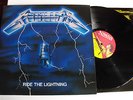 METALLICA ride the lightning LP MUSIC FOR NATIONS MFN 27 orig.innersleeve