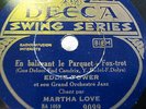 EDDIE TOWER et MARTHA LOVE chant en francais-si tu me dis oui-DECCA 9099