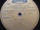 RARE 1937 RADIO TEST TRANSCRIPTION Gus Arnheim Orchestra (Big Band) WMAQ Chicago