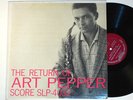 ART PEPPER QUINTET: THE RETURN OF ART PEPPER score LP / MONO DG
