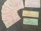 15 SIGNED JD SUMNER CHECKS GOSPEL MUSIC ELVIS PRESLEY STAMPS QUARTET