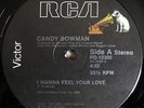 * CANDY BOWMAN I Wanna Feel Your Love RARE DISCO MODERN SOUL BOOGIE 12