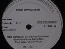 BRUCE SPRINGSTEEN 1986 Fire PROMO ROCK POP 12” Single BRAZIL