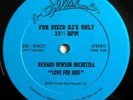 * RICHARD HEWSON ORCHESTRA Love For Hire PRIVATE STOCK DISCO Splash 10