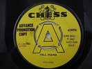 Etta James,Tell Mama,(CRS 8063),I'd Rather Go Blind,Advance Promotion Copy,7