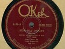 Okeh 8436 Louis Armstrong Hot Five  Scat-Dat-De-Dat/Jazz Lips 1926