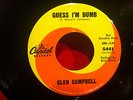 GLEN CAMPBELL 45 Guess I'm Dumb CAPITOL rare BRIAN WILSON original BEACH BOYS