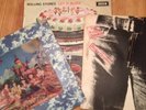 LOOK 3 Rare Rolling Stones LP's incl Sticky Fingers with working metal Zipper