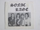 SONIC RAGE Private Press Illinois Hard Rock Hair Metal 1985 UNKNOWN? 45 HEAR
