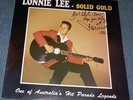 Lonnie Lee - Solid Gold - Scarce Australian Gatefold  LP - Signed