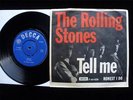 THE ROLLING STONES Tell Me 45/PS Danish Only 1964 Rare Decca Export F-44429 EX+
