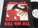 METALLICA kill em all LP 1984 white label / FRENCH PRESS N.E.W New Electric Way