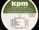 KPM Music Library: Progressive Pop (Original KPM 1077 Vinyl LP)