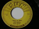 Elvis Presley That's All Right Sun Records Nr. 209 Push Marks 7