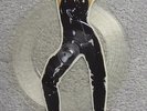 Picture Disc: MADONNA - CRAZY FOR YOU  Madonna in black PVC and high boots
