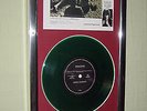 JOHN LENNON   THE BEATLES   IMAGINE   GREEN PICTURE DISC FRAMED   EXCELLENT