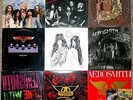 Aerosmith, 10 Vinyl Record Lot, 9 LP's & 1 7