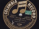 Bob Roberts / Arthur  Collins - COLUMBIA A789 - Sadie Salome ( Go Home )