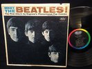 Meet The Beatles MONO LP Vinyl Record Capitol Rainbow Label T-2047 Seam Split
