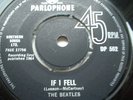 BEATLES IF I FELL RARE EXPORT COPY DP562 NO SOLD IN THE UK STAMP EX+ COPY