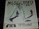 Misguided options rare red vinyl  nyhc urban waste KBD BLACK FLAG Reagan youth