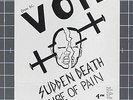 Void / Sudden Death / Cause of Pain original gig poster kbd punk Faith SOA