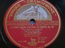 4 x 78 RPM  ALFRED CORTOT Chopin 24 Preludes ORIGINAL 1ST ED FRENCH VSM W-1541/4