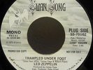 LED ZEPPELIN | Promo 45 | Trampled Under Foot | VG++ | Short Version Mono Stereo