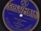 Marion Harris - COLUMBIA A3371 - I Ain't Got Nobody