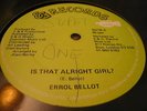 Errol Bellot Is That Alright Girl Dub It In France Rare Killer Roots 12
