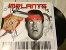 Implants Vinyl Record LP Signed Black New Nofx Strung Out Bad Religion