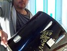 VENOM ABADDON STAGE USED VIKING DRUM SHELL SIGNED HAMMERSMITH ODEON 1 JUNE 1984