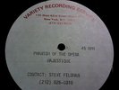 PHANTOM OF THE OPERA  MAJESTIQUE  METAL ACETATE MASTER DISC