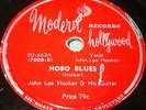 John Lee Hooker Modern Records Hobo Blues, Hoogie Boogie 20-663 7008-B 7036-A