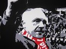 BILL SHANKLY LIVERPOOL CANVAS PAINTING NOT PRINT