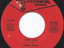 JAMES PERRY April Lady 45 RARE MODERN SOUL DISCO on CARNIVAL LISTEN