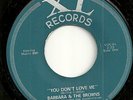 NORTHERN SOUL 45 by BARBARA & THE BROWNS HEAR IT