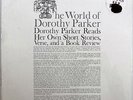 DOROTHY PARKER The World Of VERVE LP SEALED rare spoken word vinyl