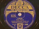 Django Reinhardt & Stephane Grappelly, Decca F6828, E+ (guitar solos with piano)