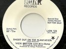 VICKI BRITTON with MILO BUMP -SHOOT OUT ON THE PLANTATION / ELIJAH STONE - LION