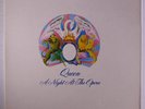 QUEEN: A Night At The Opera LP (Netherlands, white vinyl, gatefold cover) rare