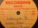 Sun Records - Memphis Recording Service Sam Phillips Rare 78 RPM custom acetate