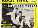 CRESCENTS Rock Time RARE Australia EP Leedon 45 OZ rocker teener teen doo wop