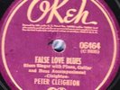 78-BLUES-DR. CLAYTON as PETER CLEIGHTON-FALSE LOVE BLUES/STREAMLINE LOVE-RARE