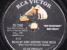 78-ROCK-ELVIS PRESLEY-WEAR MY RING AROUND YOUR NECK/DONCHA' THINK IT'S TIME-