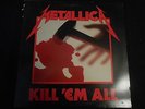 METALLICA   KILL 'EM ALL     LP   MRI 069  MEGAFORCE LABEL    856