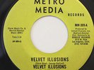 GARAGE PSYCH 45-VELVET ILLUSIONS-VELVET ILLUSIONS / BORN TO BE A ROLLING STONE o