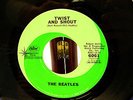 The BEATLES 45 Capital Star Line 6061 There's a Place Twist and Shout Green